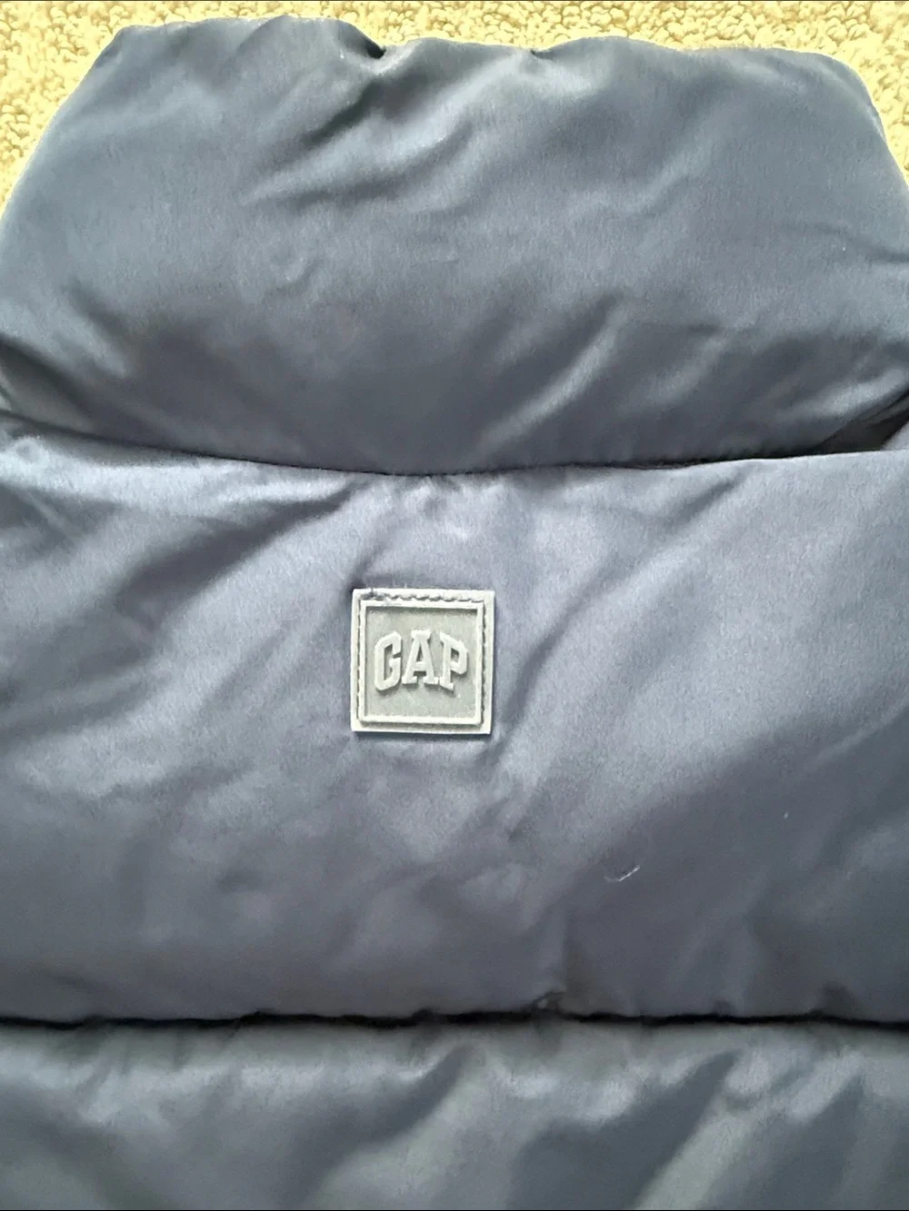 Gap Kids Navy Blue Puffy Vest - youth XL